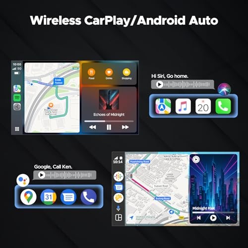 9″ Carplay Screen with Net-Flix YouTube and 1080P Backup Camera Upgraded