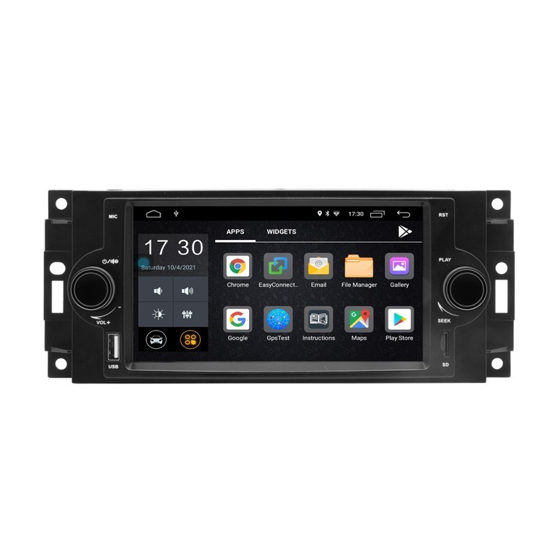 Radio Stereo Wireless Carplay GPS Maps Navi Touch Screen For Dodge Jeep Chrysler