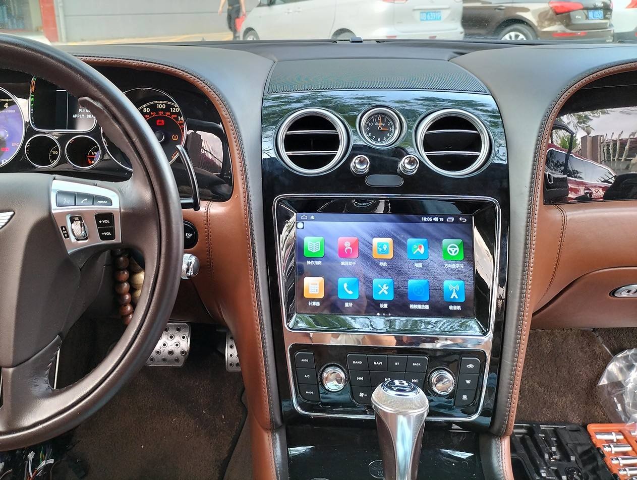 9″ Stereo CarPlay 4+64GB For 05-12 Bentley Flying Spur Continental GT Car Radio