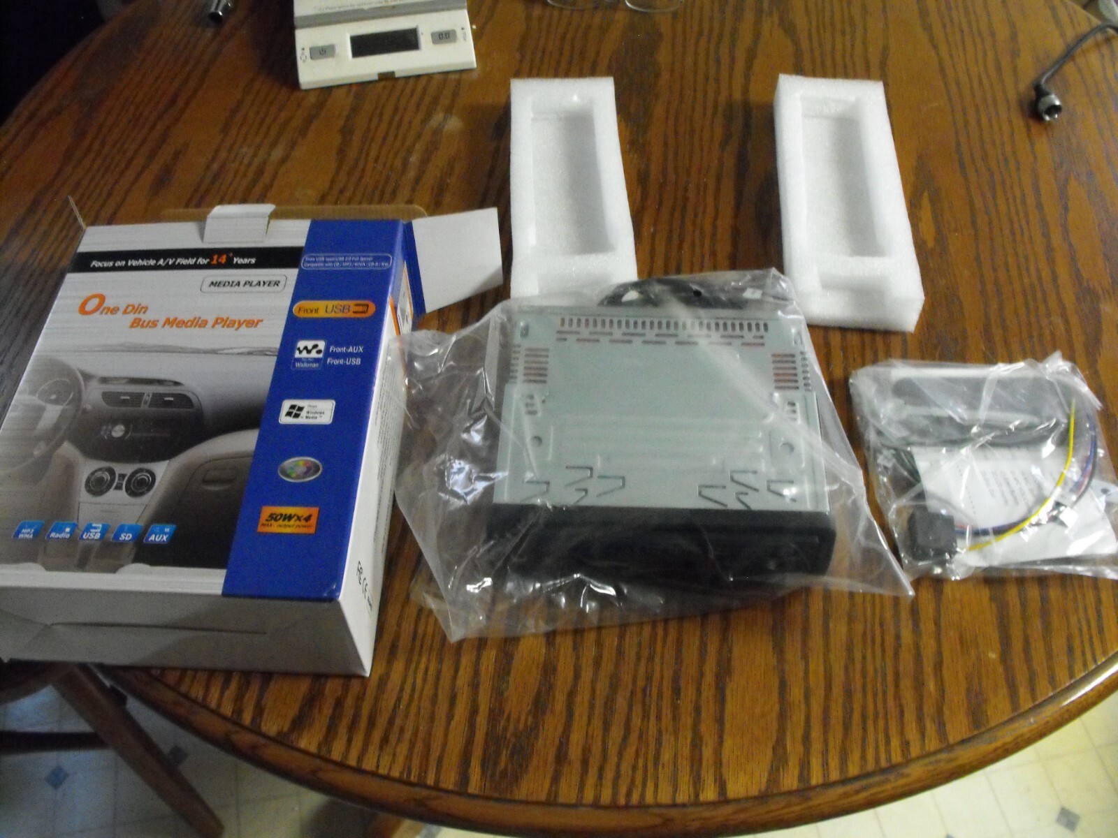 New In The Box Single Din Car Audio Media Player 50WX4 Max Output