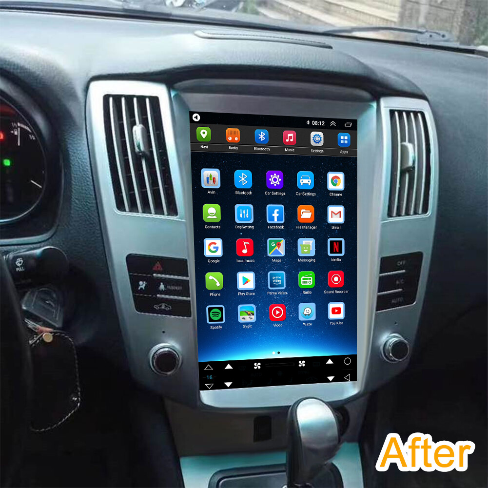 Android 13.0 Car Media Player for Lexus RX330 2004-2008 12.8″HD Screen Carplay