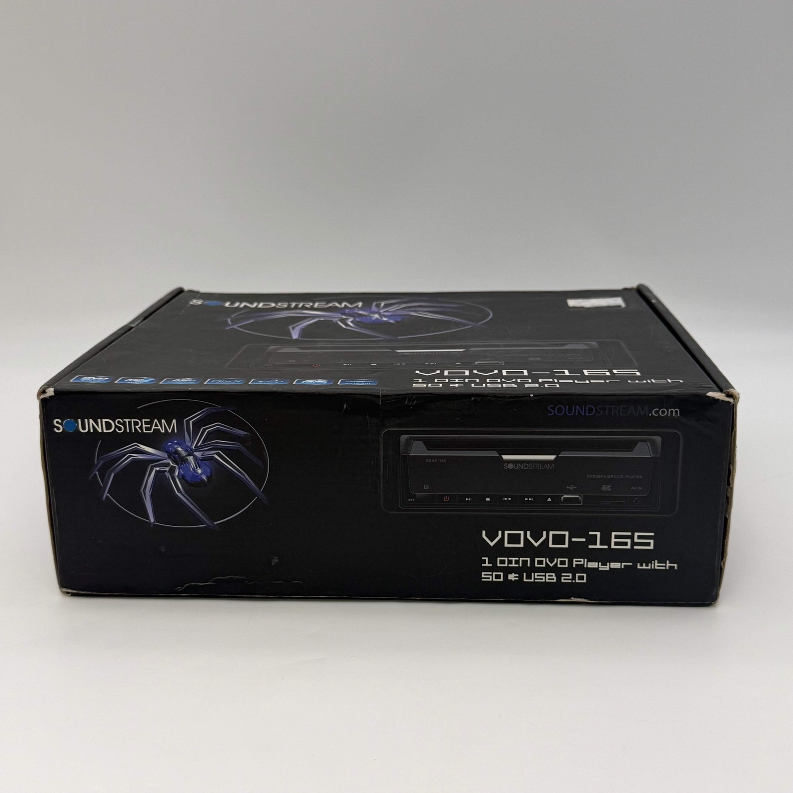 Soundstream VOVO-165 1 DIN In-Dash DVD Player USB 2.0 SD Aux MP3 DivX