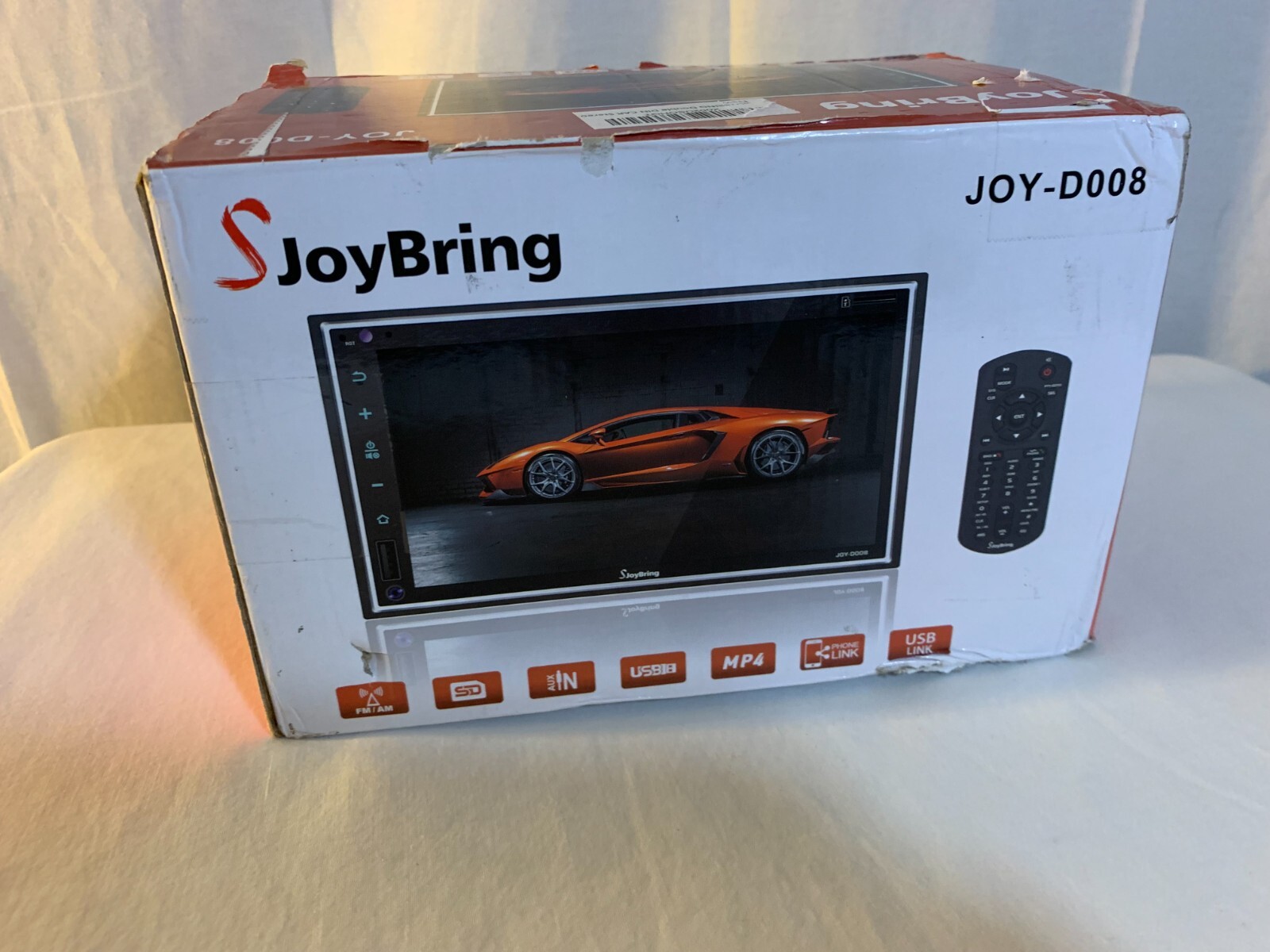 JOY-D008 7″ Double Din Car Stereo w/ Camera & Remote Android Auto Apple Carplay