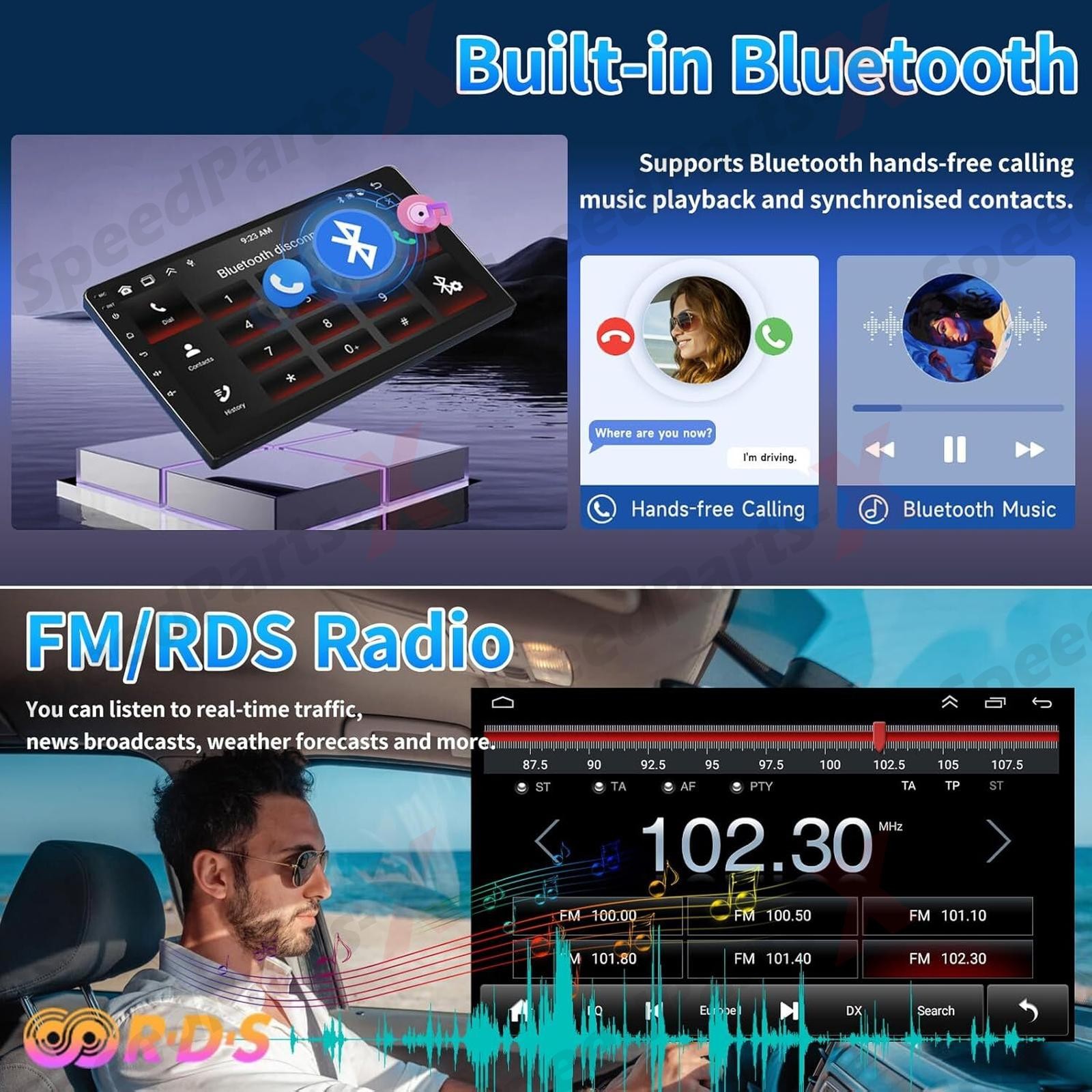 Apple Carplay For 2004-2008 Ford F-150 F150 Car Radio Android 13 Navi GPS Player