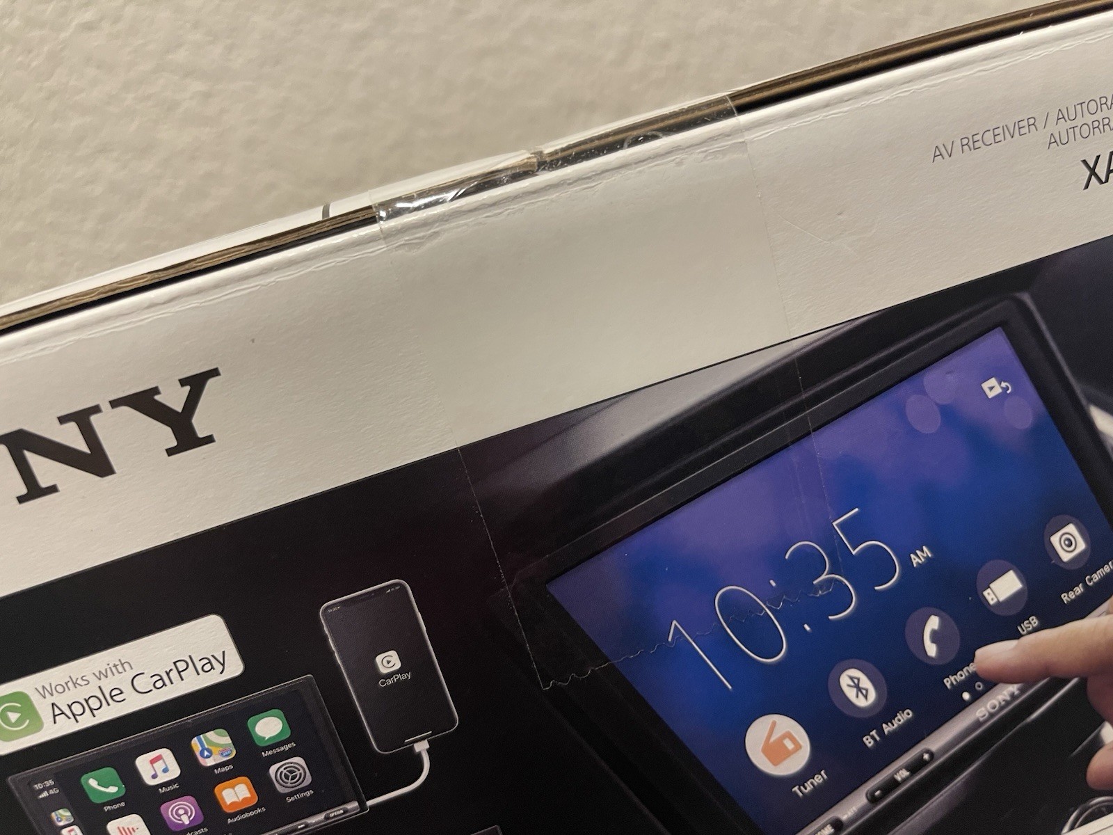 Sony XAV-AX150 Apple CarPlay/Android Auto 7″ Touchscreen-Double-DIN In-Dash Unit
