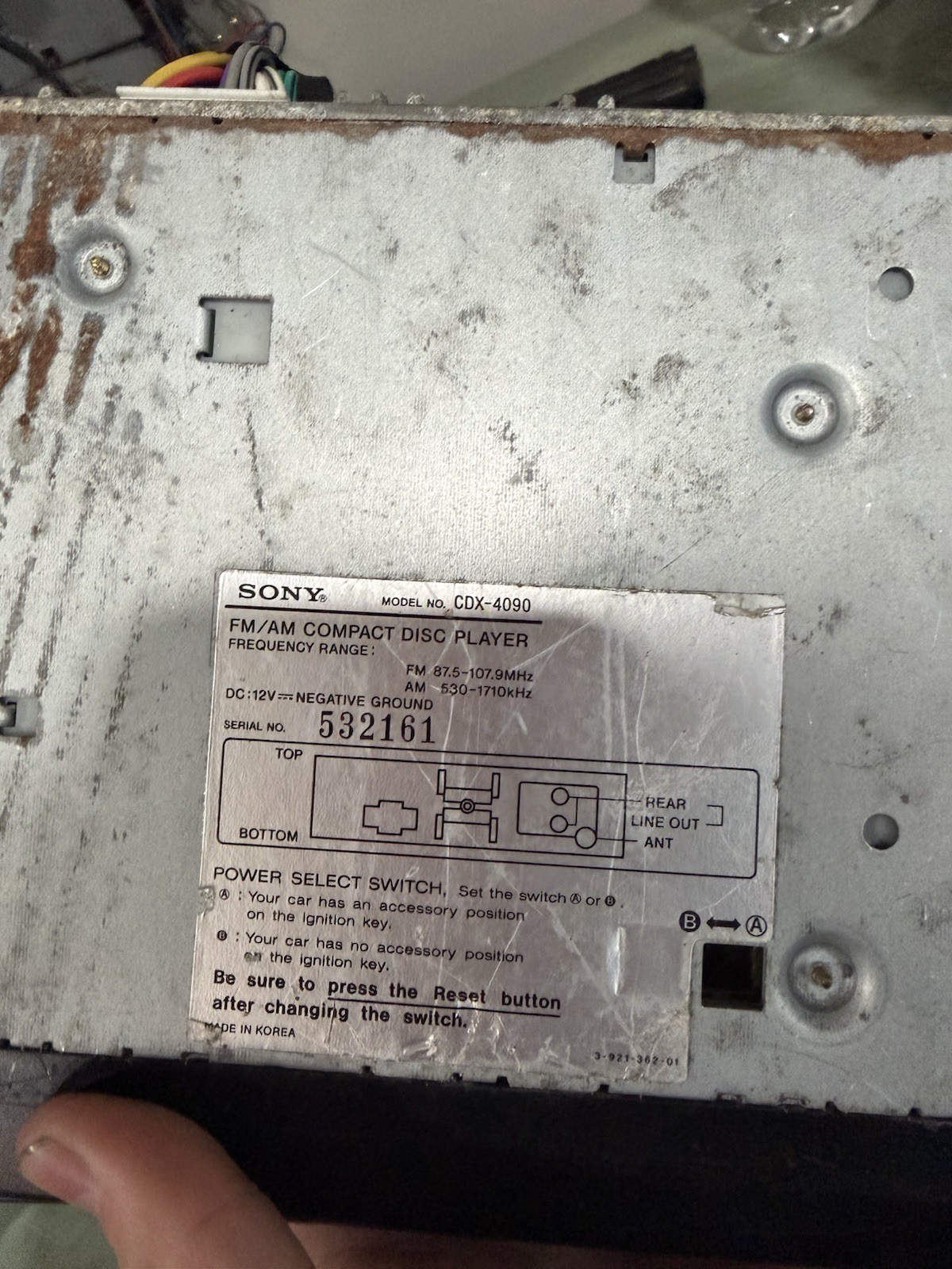 Sony CDX-4090