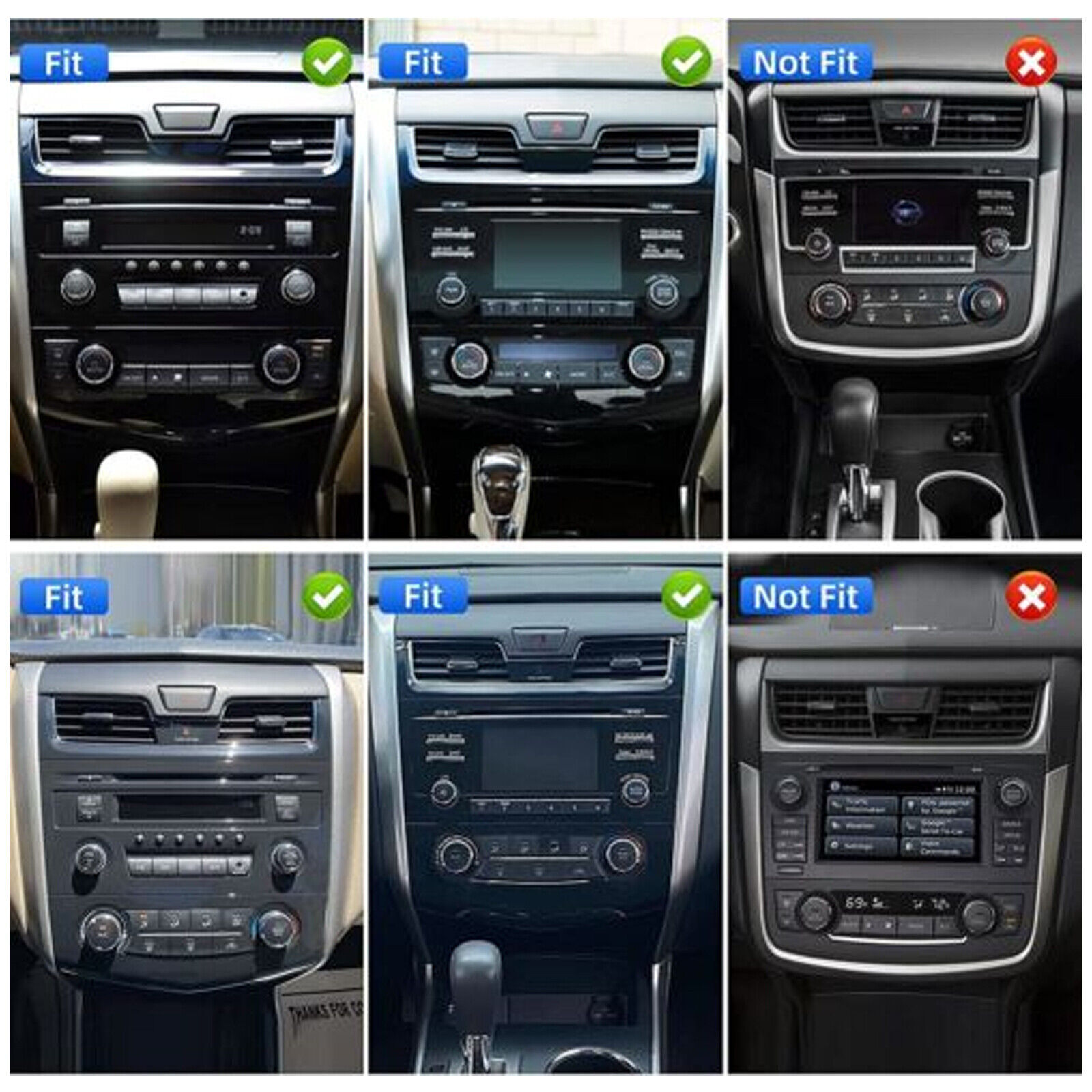 4Core 2GB+64GB Android 13.0 Car Stereo Radio Carplay For 2013-2018 Nissan Altima