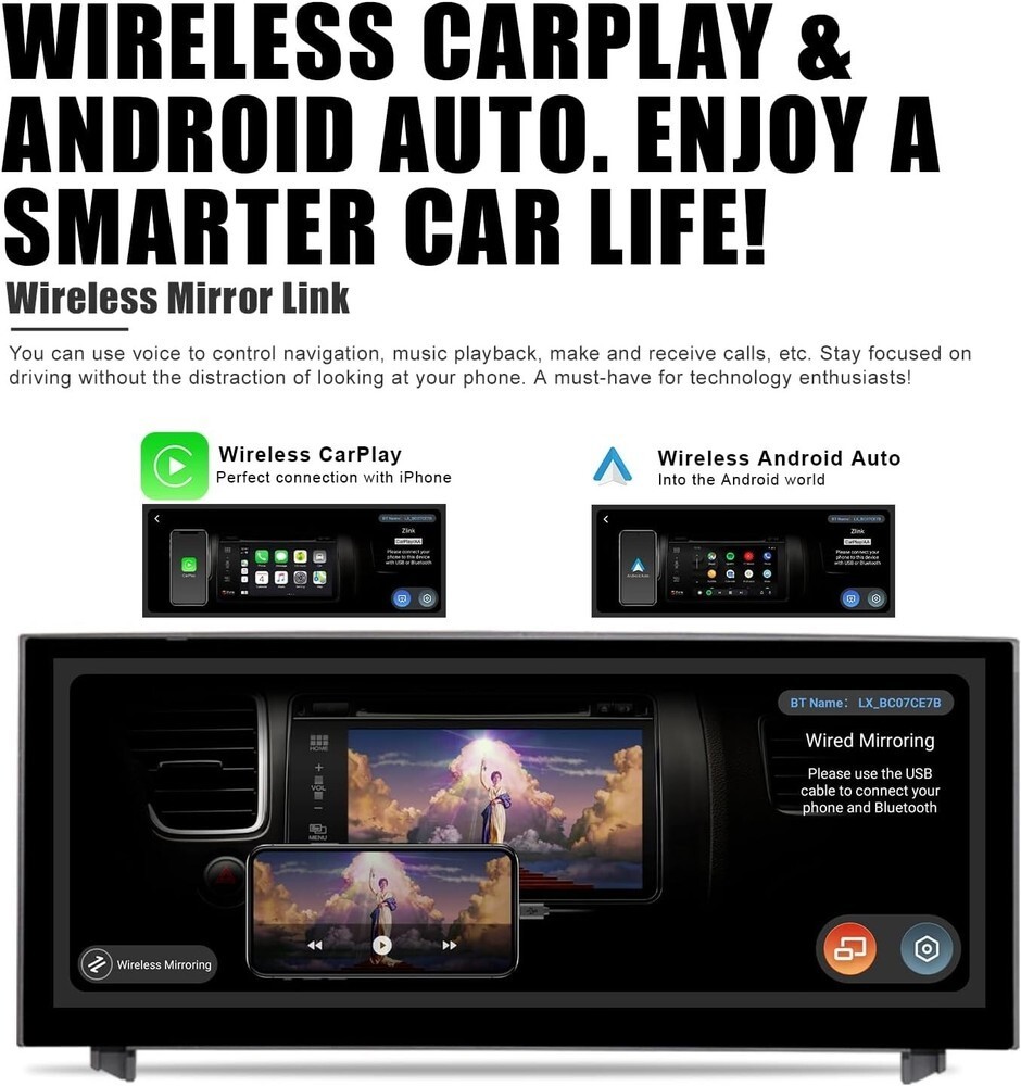 For Lexus IS250 IS350 RC300 RC350 2013-2019 CarPlay Car Stereo Radio GPS 8+64GB