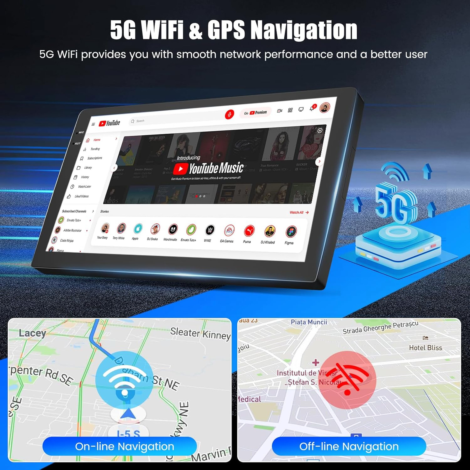 4+64GB Android Car Stereo Mazda 3 2004 2005 2006 2007 2008 2009 9 Inch
