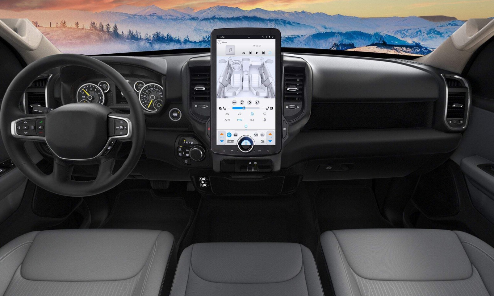 Linkswell 2019-UP DODGE RAM T-STYLE XL RADIO