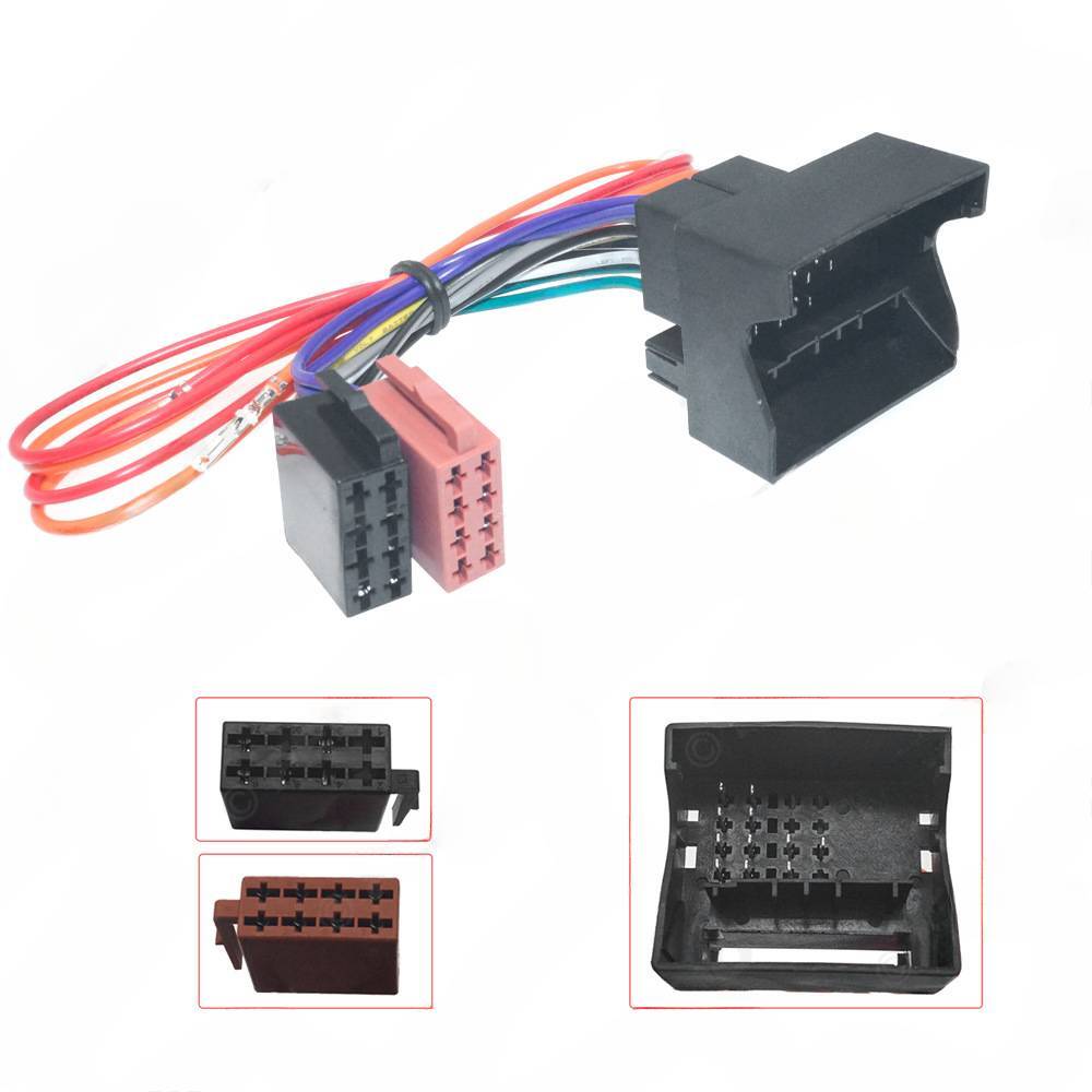 for Benz car audio video power cord,ISO audio modification cable,adapter cable