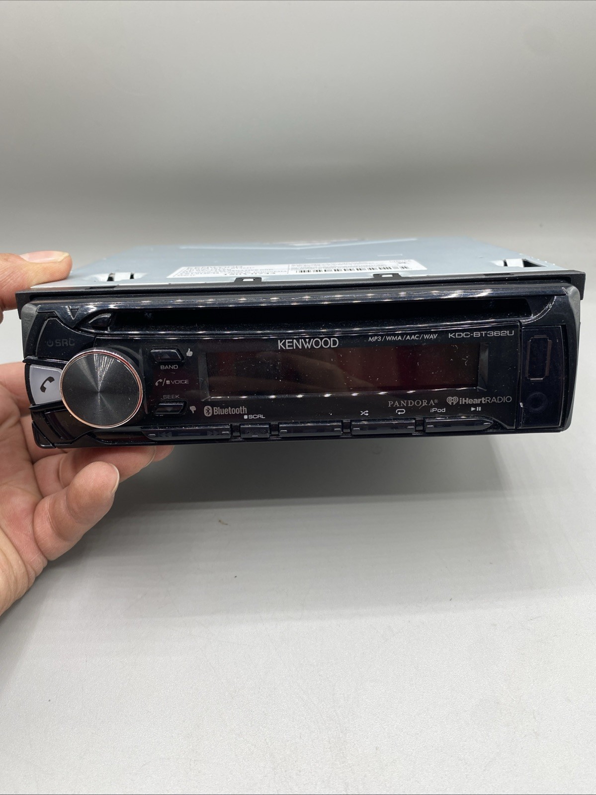 KENWOOD KDC-BT362U Bluetooth Untested Flaws Read