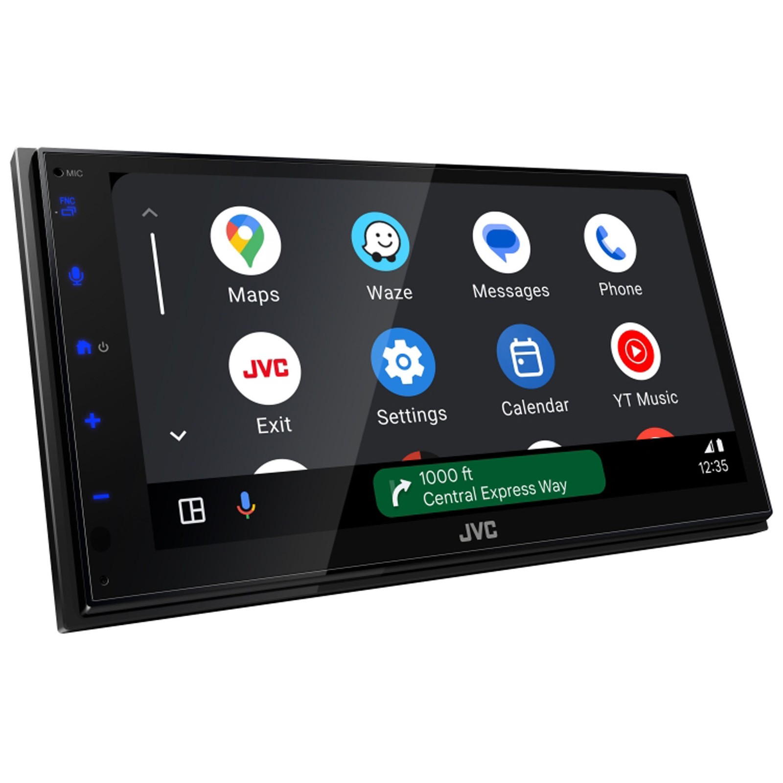 JVC KW-M590BT Digital Media Receiver Featuring 6.8″ Capacitive Touch Monitor,…
