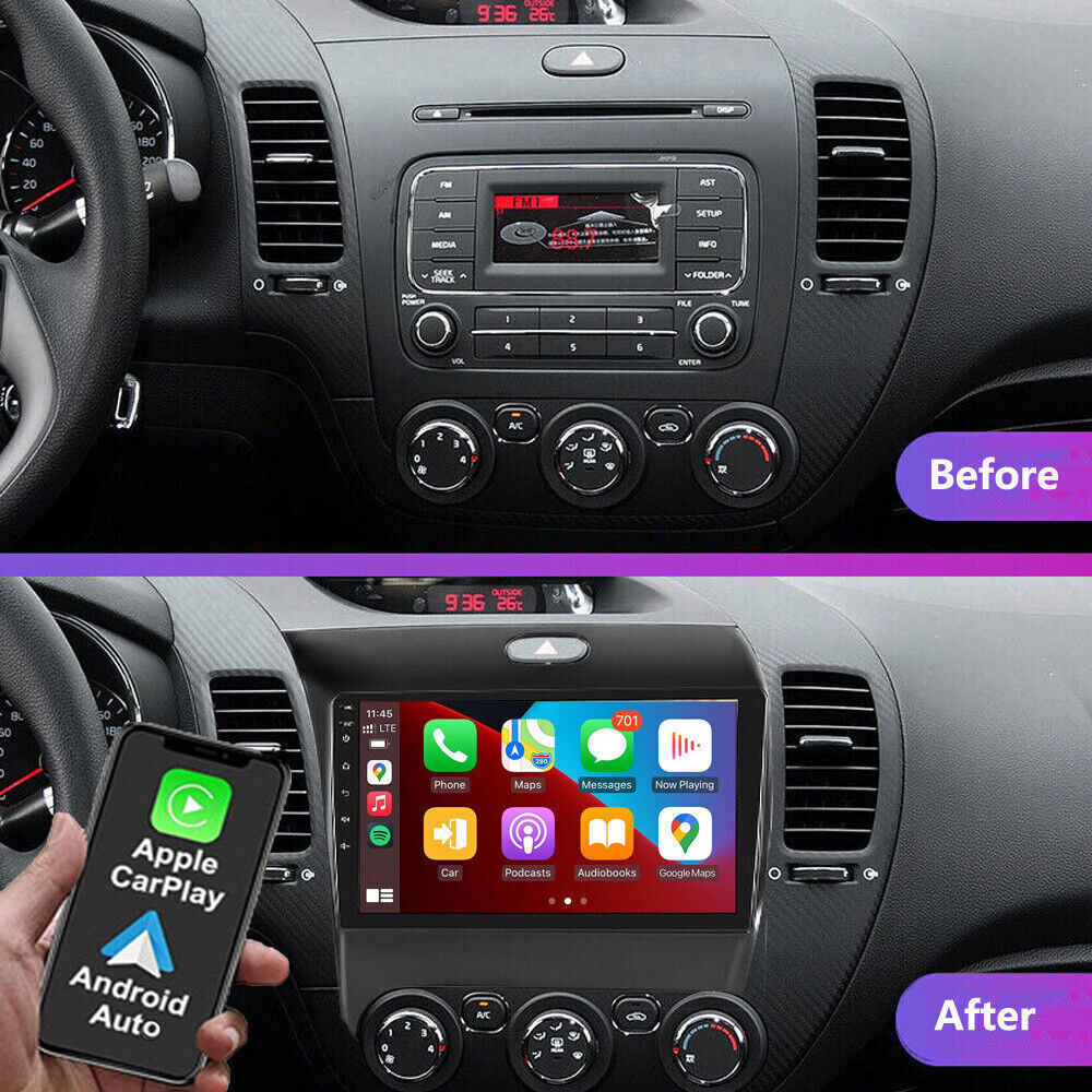 Car STEREO RADIO FOR Kia Forte 2003-2018 32G ANDROID 13 APPLE CARPLAY CAR GPS