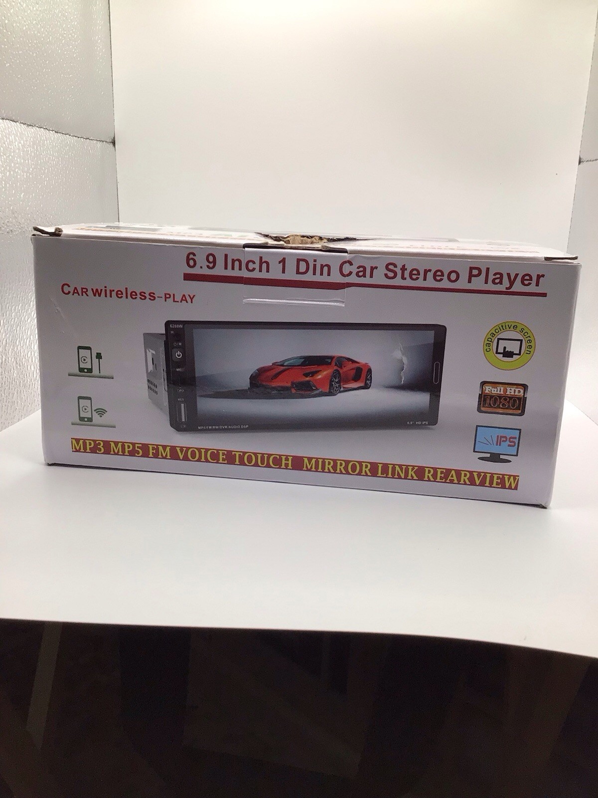And Auto 6.9 Inch 1 Din Car Stereo Player Model 6288W **Read Description**