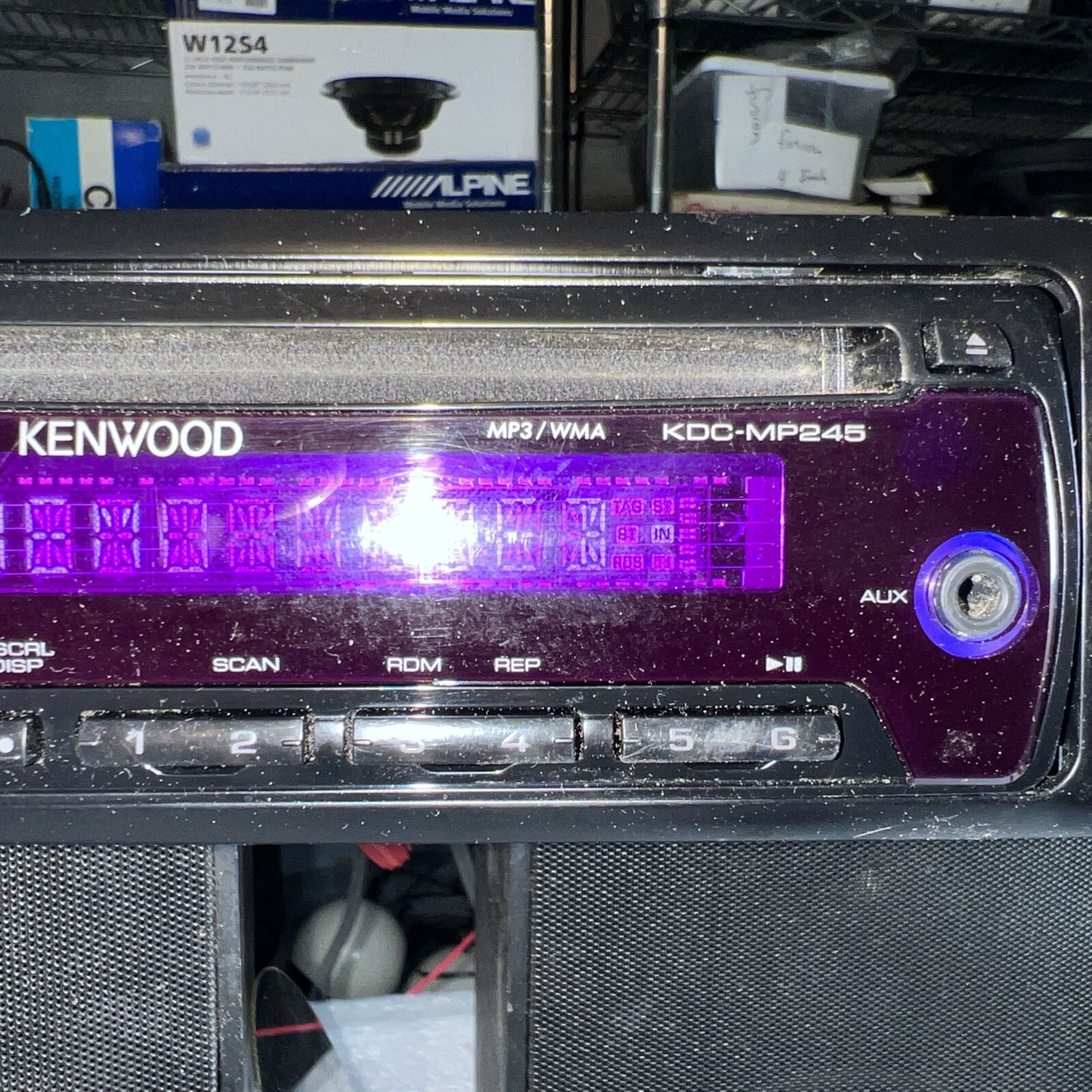 Kenwood KDC-MP245 CD Player In Dash Receiver