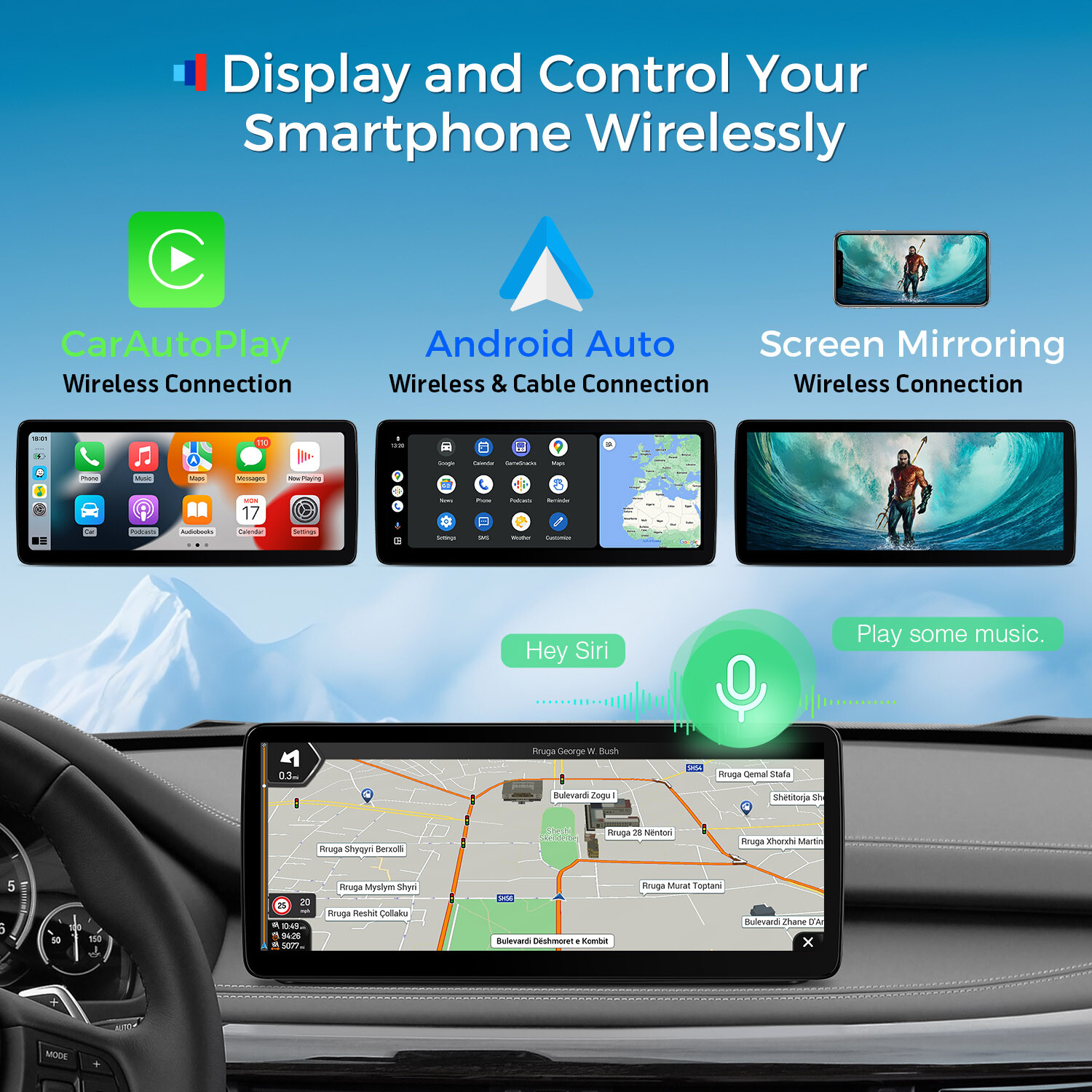 4G LTE Android 13 8-Core Car Play Stereo GPS Navi 64GB For BMW X5 F15 X6 F16 NBT