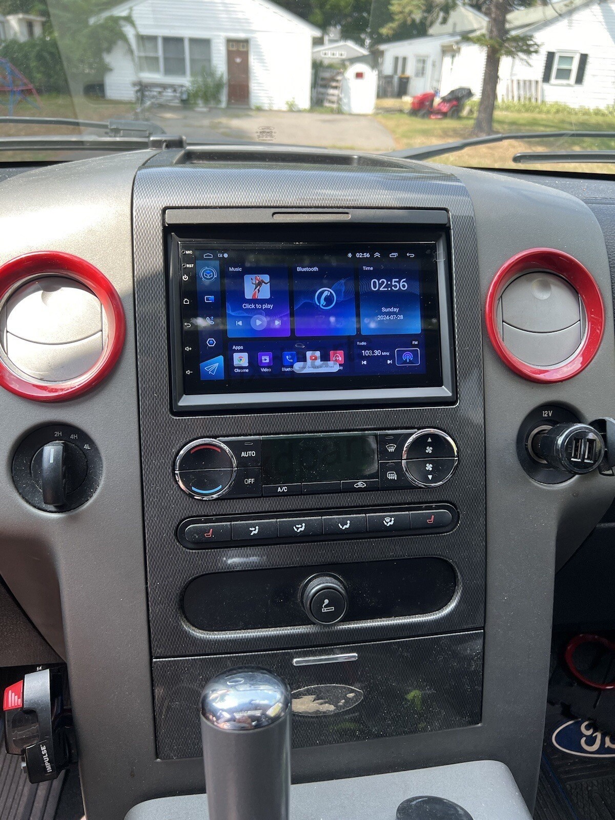FOR 2004-2008 Ford F150 CARPLAY CAR RADIO ANDROID 15 GPS STEREO 2+64G W/CAM