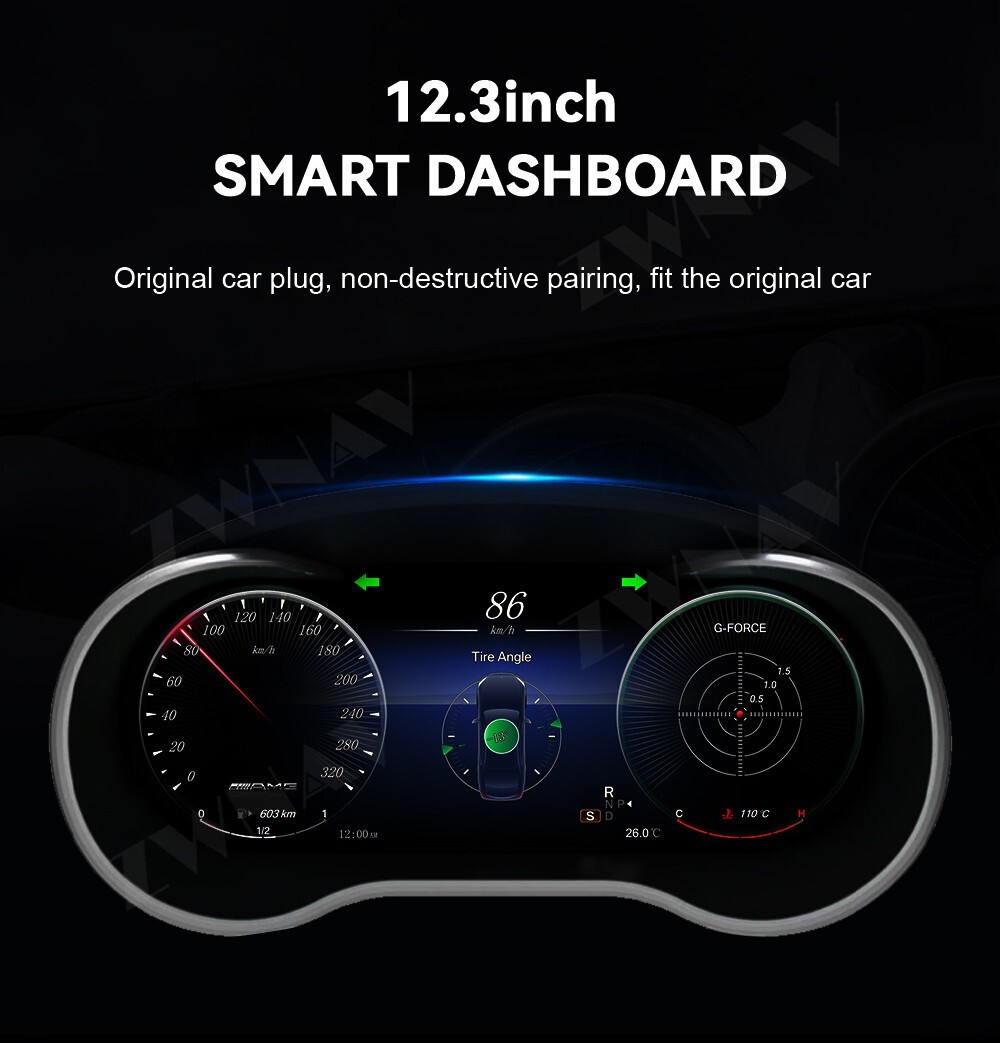 Car Instrument LCD Digital Cluster For Mercedes Benz G Class 2014-2018 dashboard