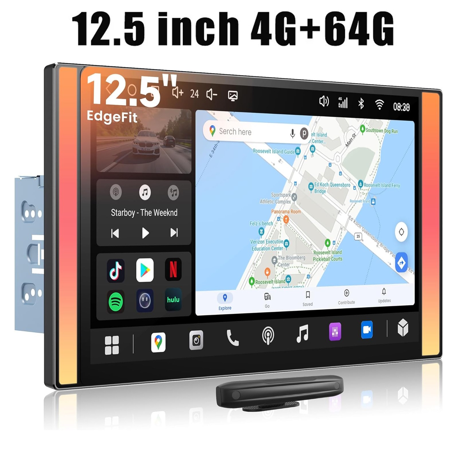 ATOTO S8 Gen4 12.5″ Luminous Android 2DIN Car Stereo GPS 4G LTE Remote Live View