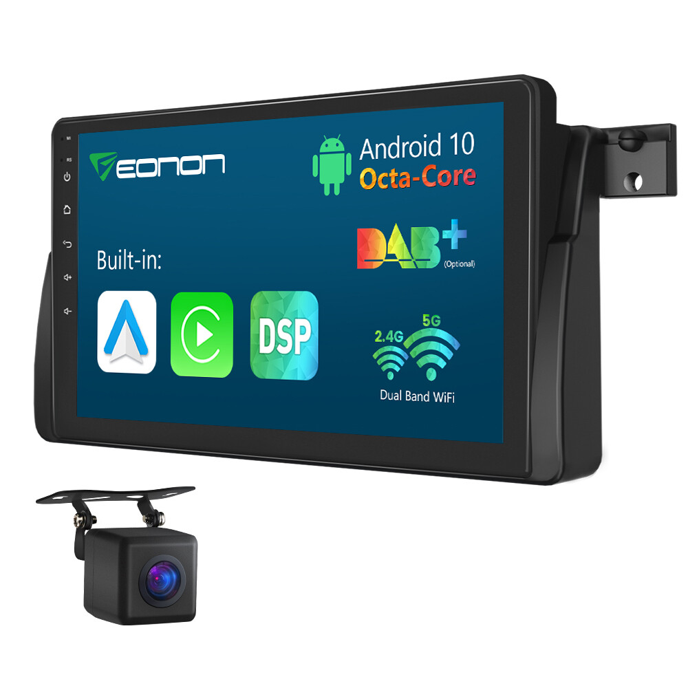 For BMW E46 8Core Car GPS Navigation Radio Stereo 9″ Android 10 Touch Screen CAM
