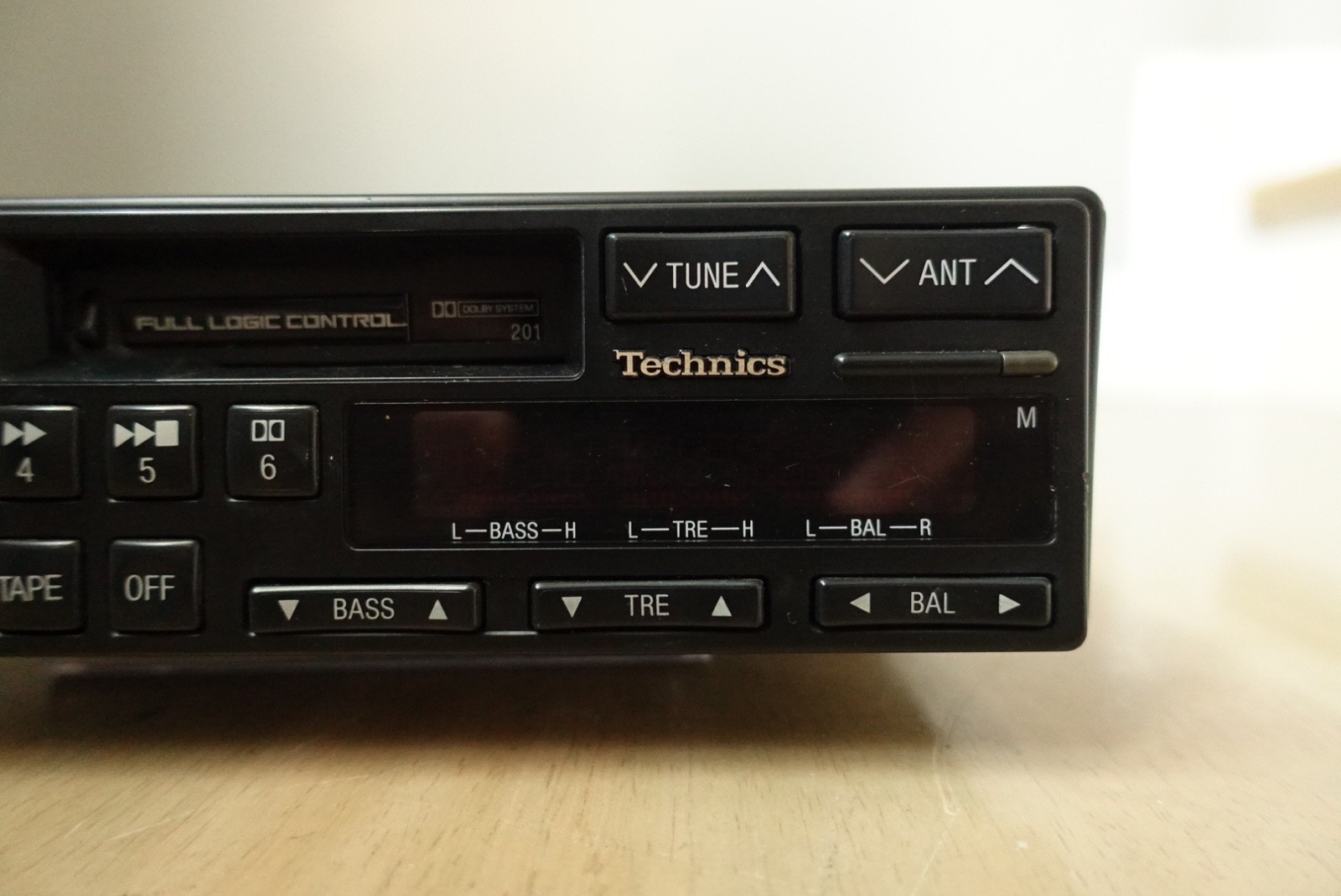 Technics for Mercedes Car. Model J201. Cassette/Bluetooth player. Classic Design