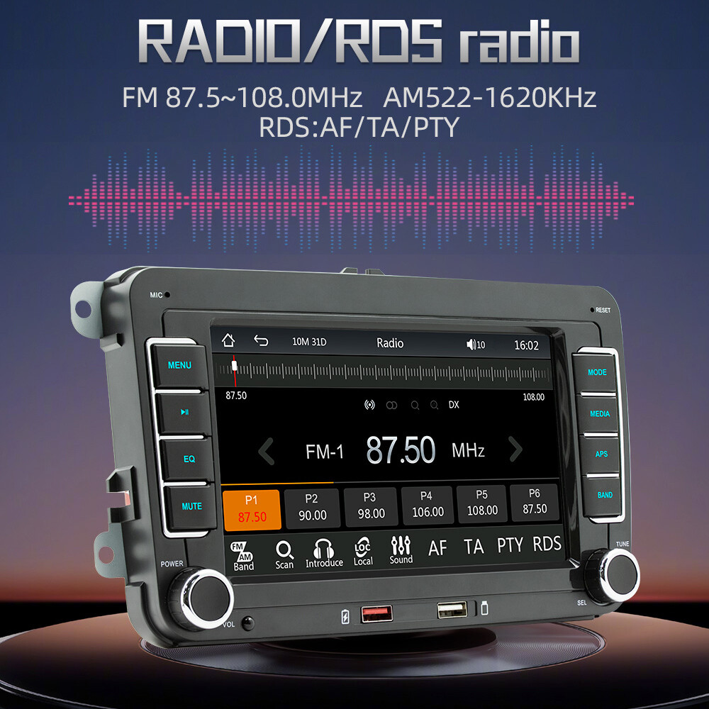 7 Inch Car Stereo MP5 Player Touchcreen AM/ with V5O7
