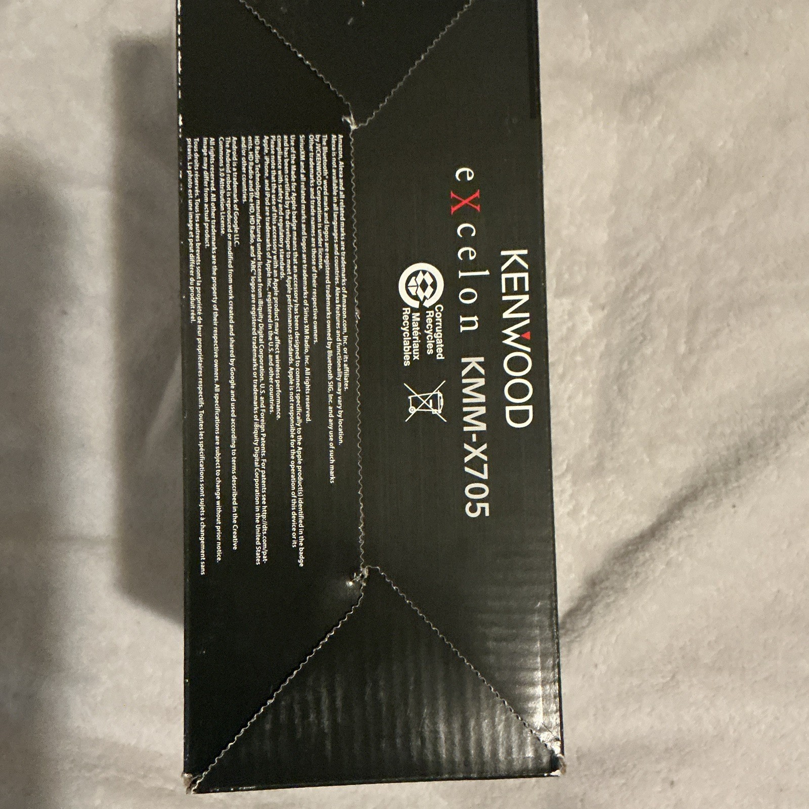 Kenwood Excelon KMM-X705 1 DIN Digital Media Receiver Bluetooth HD Radio USB