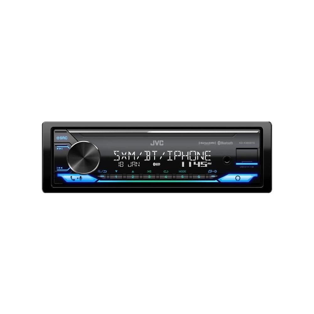 JVC KD-X380BTS Digital Media Receiver Single-DIN Built-in Amazon Alexa Bluetooth