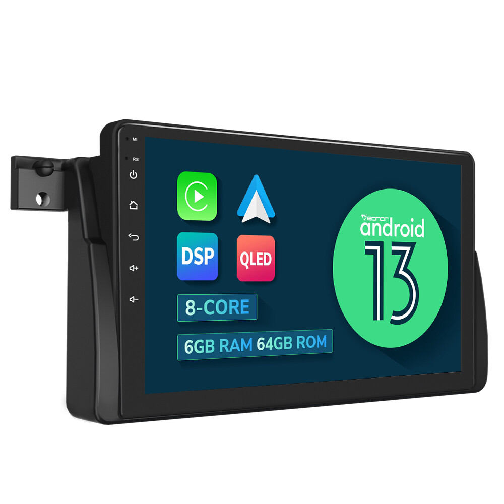 9″ Head Unit For BMW E46 Android 13 8Core Car Play Radio GPS Stereo DSP WIFI DVR