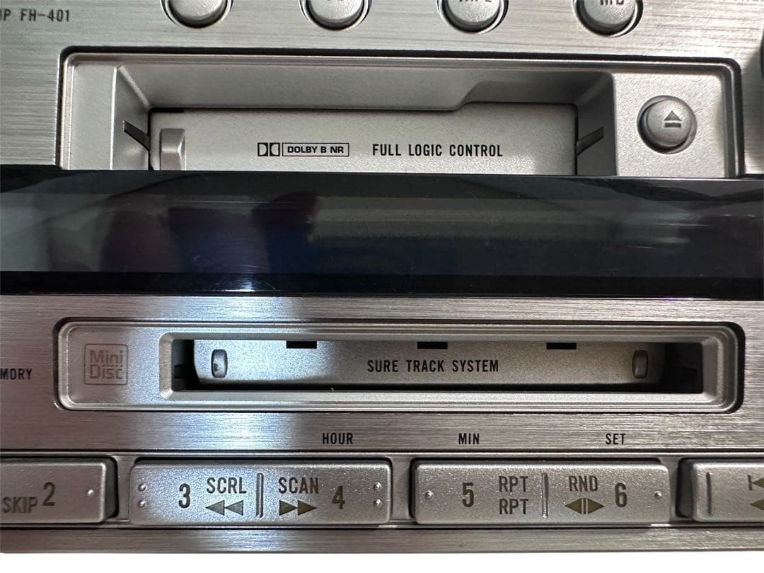 carrozzeria Car Audio FH-401 MD CD Cassette Tuner Deck Used Tested
