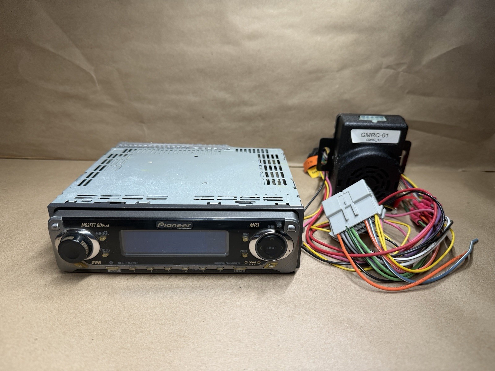 Pioneer DEH-P7400MP 1 DIN In-Dash CD Player MP3 Playback AM/FM Radio | UNTESTED
