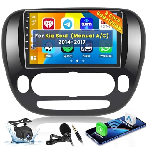 [8 Core 6G+128G] Android Radio for Kia Soul 2014-2017 (Manual A/C) with 6+128G