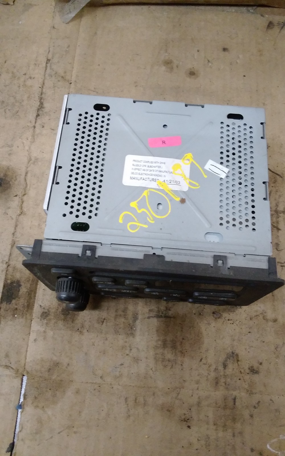 2003 2004 CHEVY CAVALIER AM MONO FM STEREO CD PLAYER RADIO AUDIO