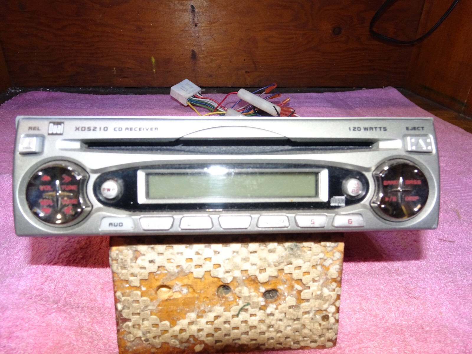Dual Electronics XD5210 AM/FM/CD Receiver Player Car Stereo Tested and Working