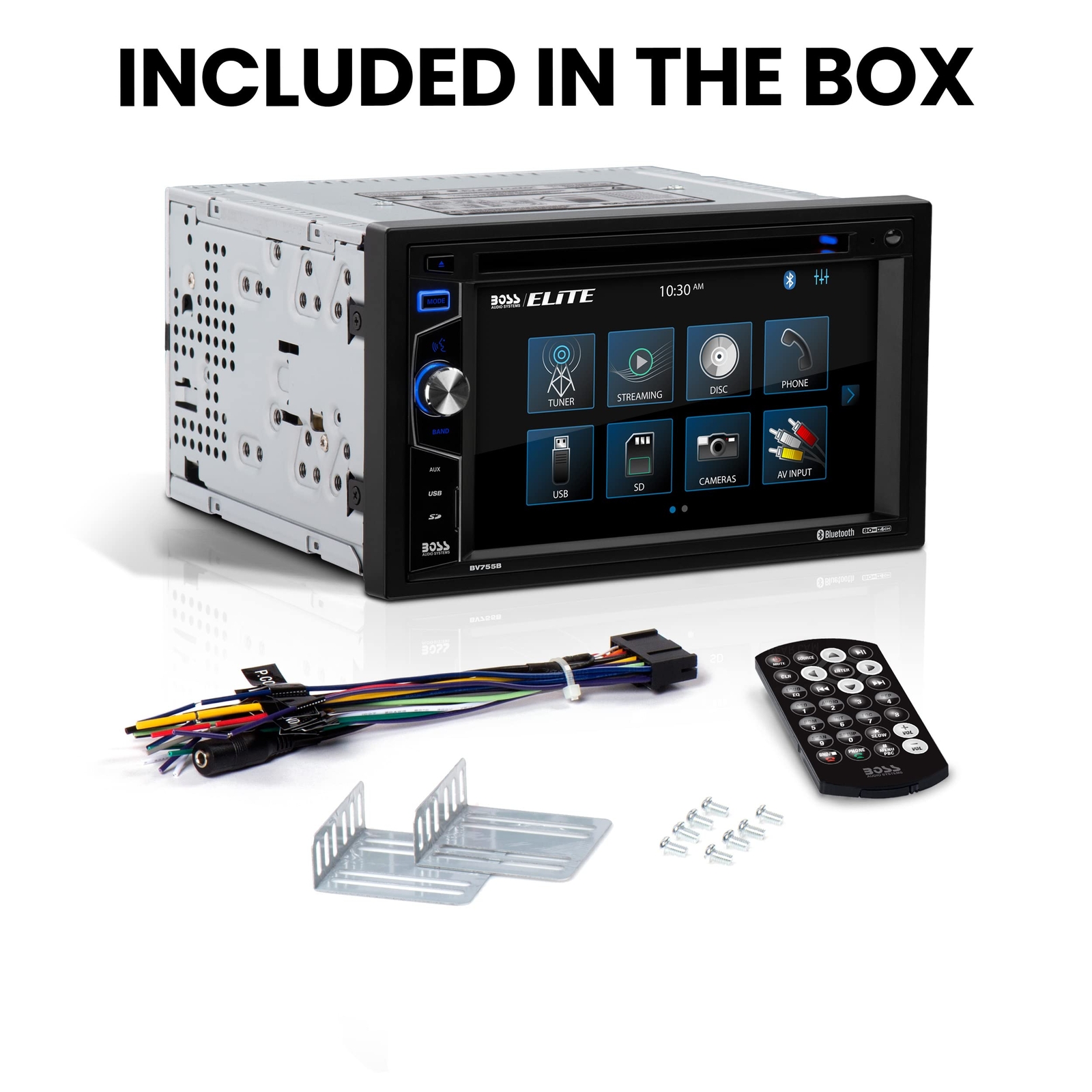 BOSS Audio Systems Elite BV755B Car Stereo System – 6.2 Inch Double Din Touch…