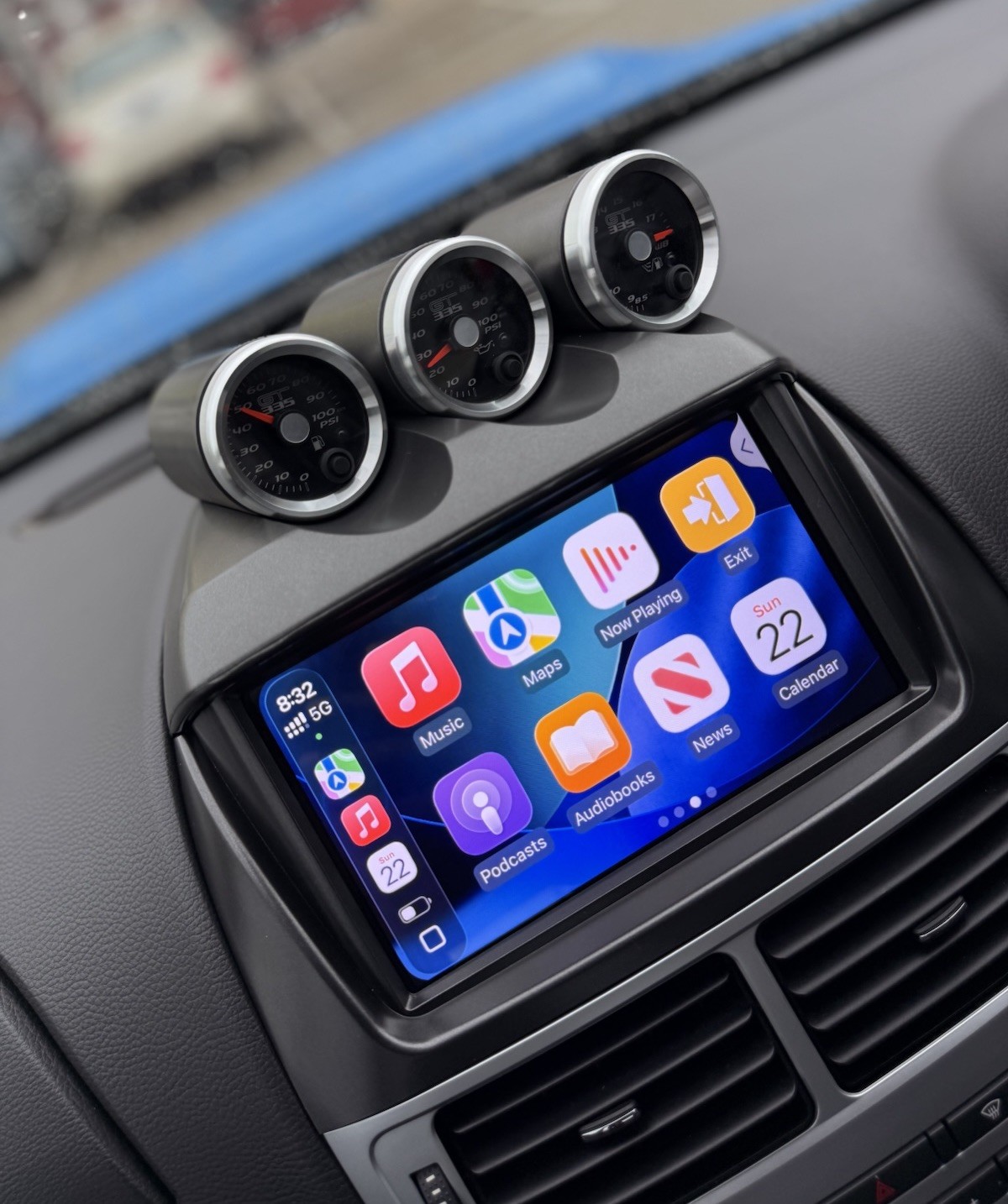COMBO DEAL— FG MK1/MK2 | SatNav +GPS —Wireless CarPlay | Triple Gauge Pod/Fascia
