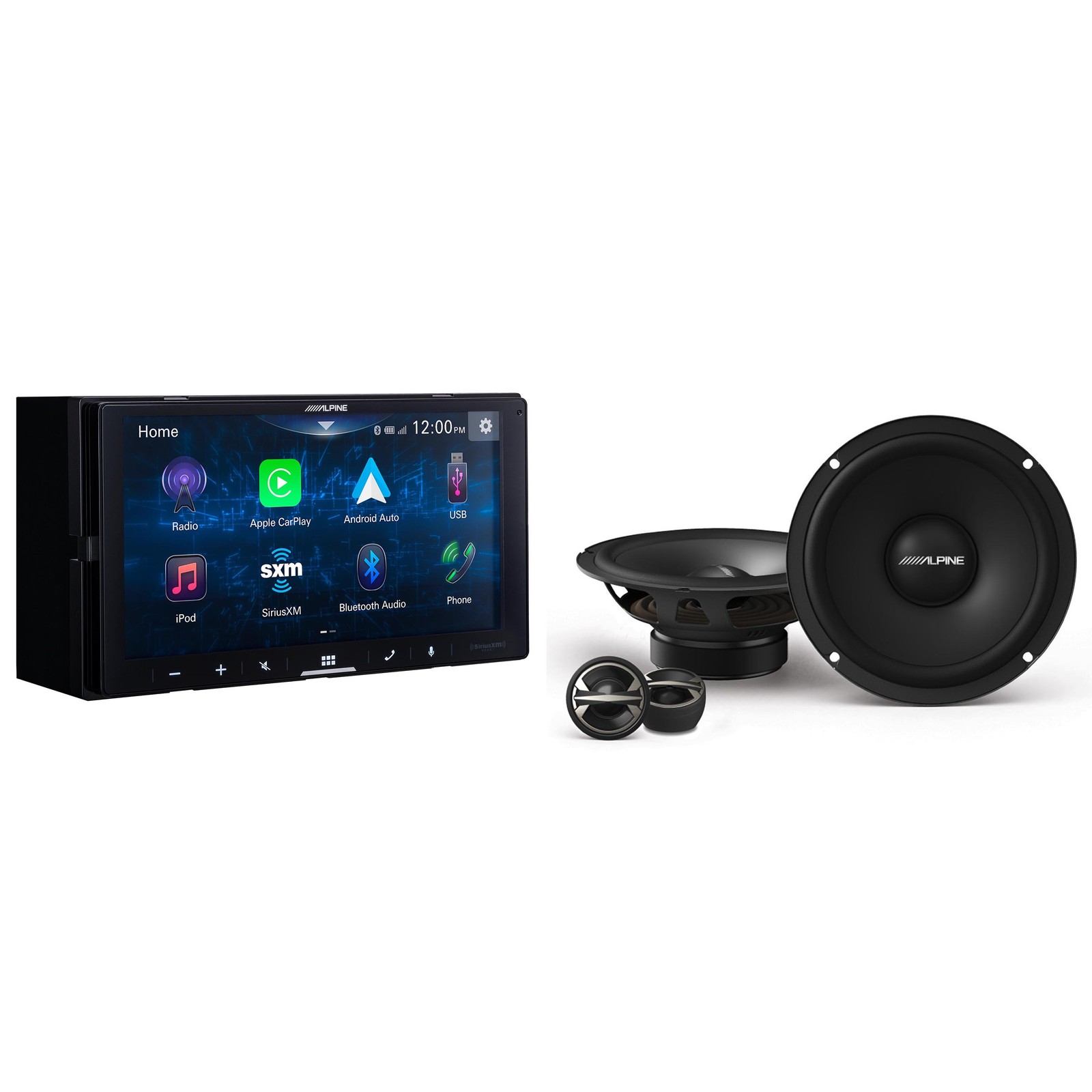Alpine iLX-W670-S Digital Multimedia Receiver with CarPlay and Android Auto C…