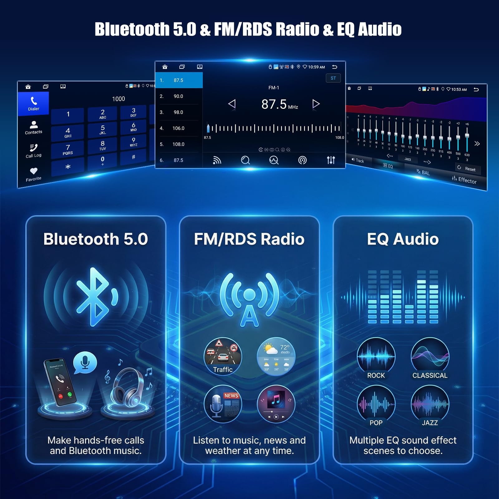UNITOPSCI 6+128G Subaru Forester 2008-2012 Android Car Stereo