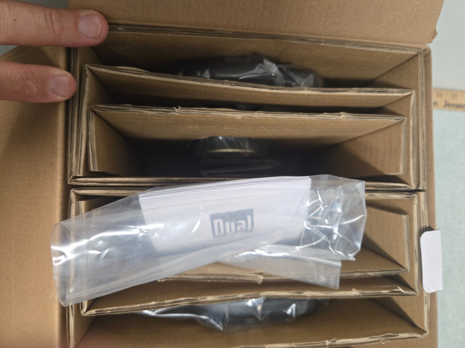 Dual bluetooth car stereo, AM FM, with speakers, XDM17SPK, new in package