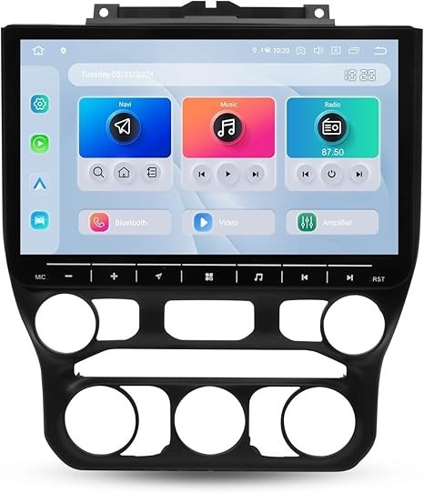 Dasaita 10.2″ Android Car Radio for Dodge Ram 1500 2500 3500 2019-22 (Auto AC)