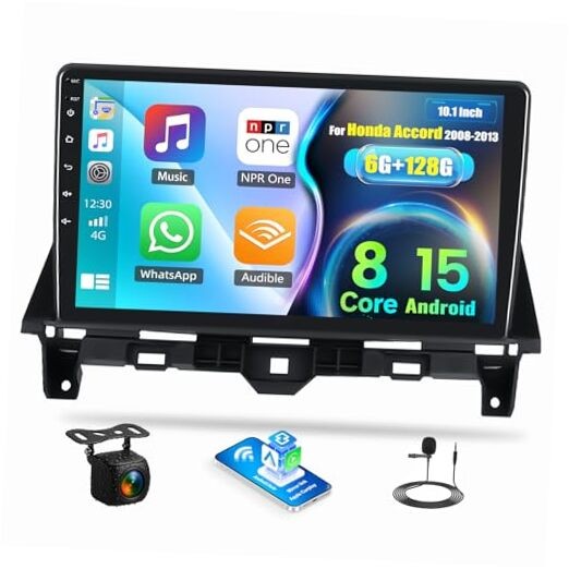 8Core 6G+128G Android Car Radio Stereo for Honda Accord 2008 P3-8 Core 6G+128G