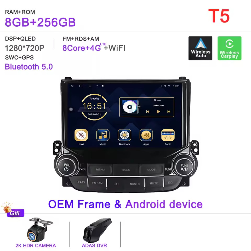 car mp5-player touch screen for Chevrolet Malibu 2015