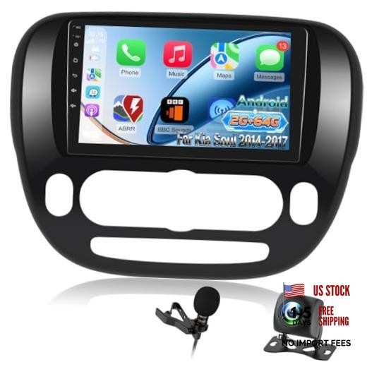 Kia Soul Car Radio 2+64G – 4 Core & 2GB + 64GB – Only for Manual A/C