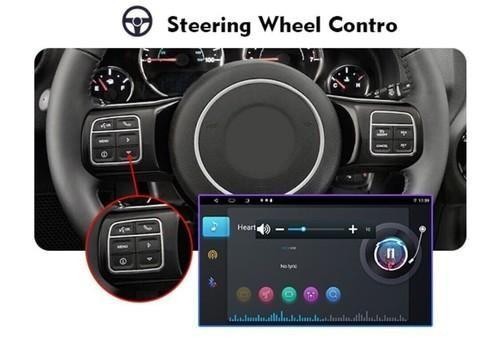 6+128G 10.1″ Android 12 QLED Double Din Stereo -Cherokee, Wrangler, Charger, Ram