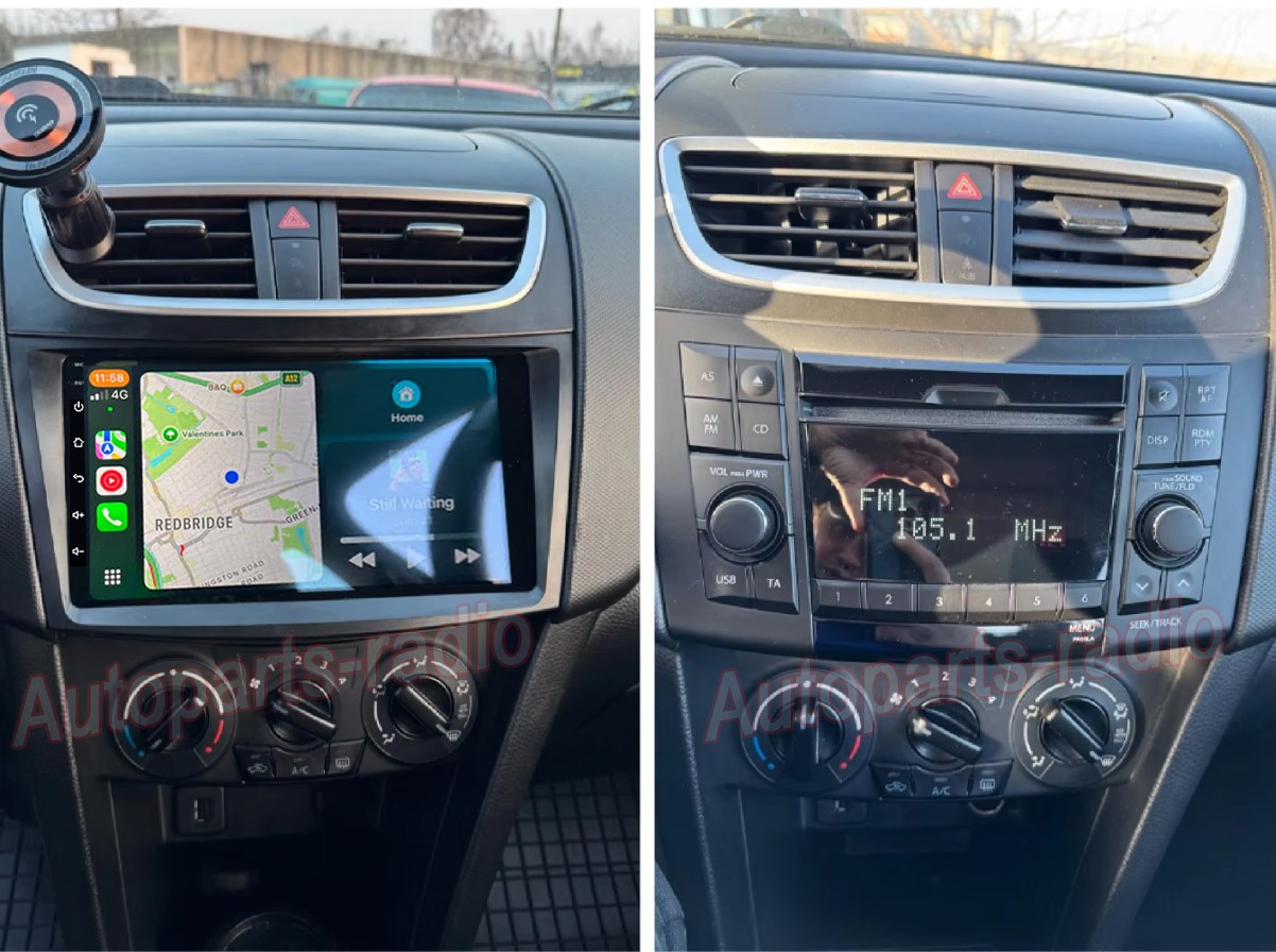Android 15 For Suzuki Swift 2010-2016 Car Stereo Radio CarPlay SWC BT FM 2+64GB