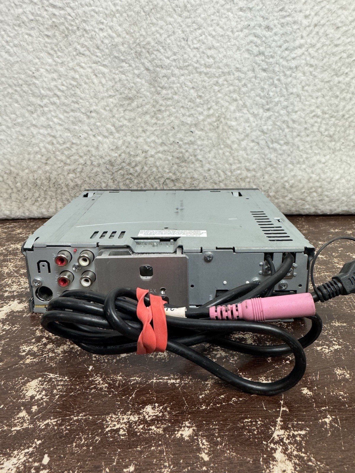 JVC Car Audio CD In-Dash Receiver Unit WITH REMOTE Model: KD-R730BT Tested Works