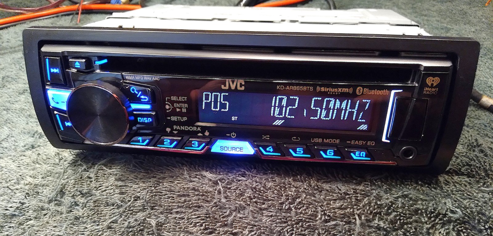 JVC KD-AR865BTS , CD/MP3/USB, Bluetooth Receiver