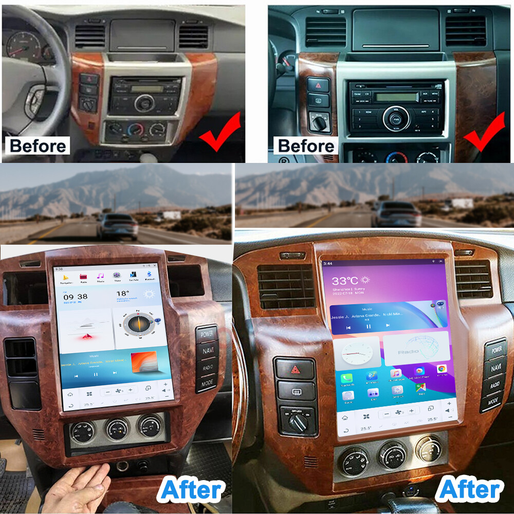 Car Radio for Nissan Patrol Y61 2004-2010 12.1″GPS Navigation BT Music DSP FM/AM