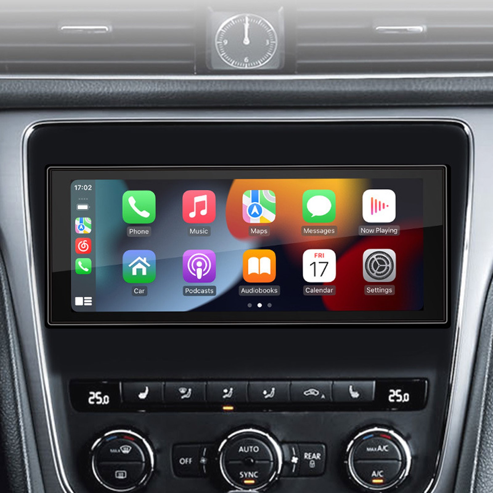 1 Din Car Stereo Radio Android 12 FM Player 2+32G GPS Navi WiFi Bluetooth